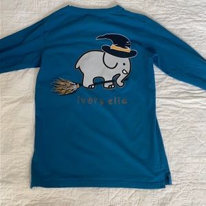 Ivory Ella long sleeve Halloween tee